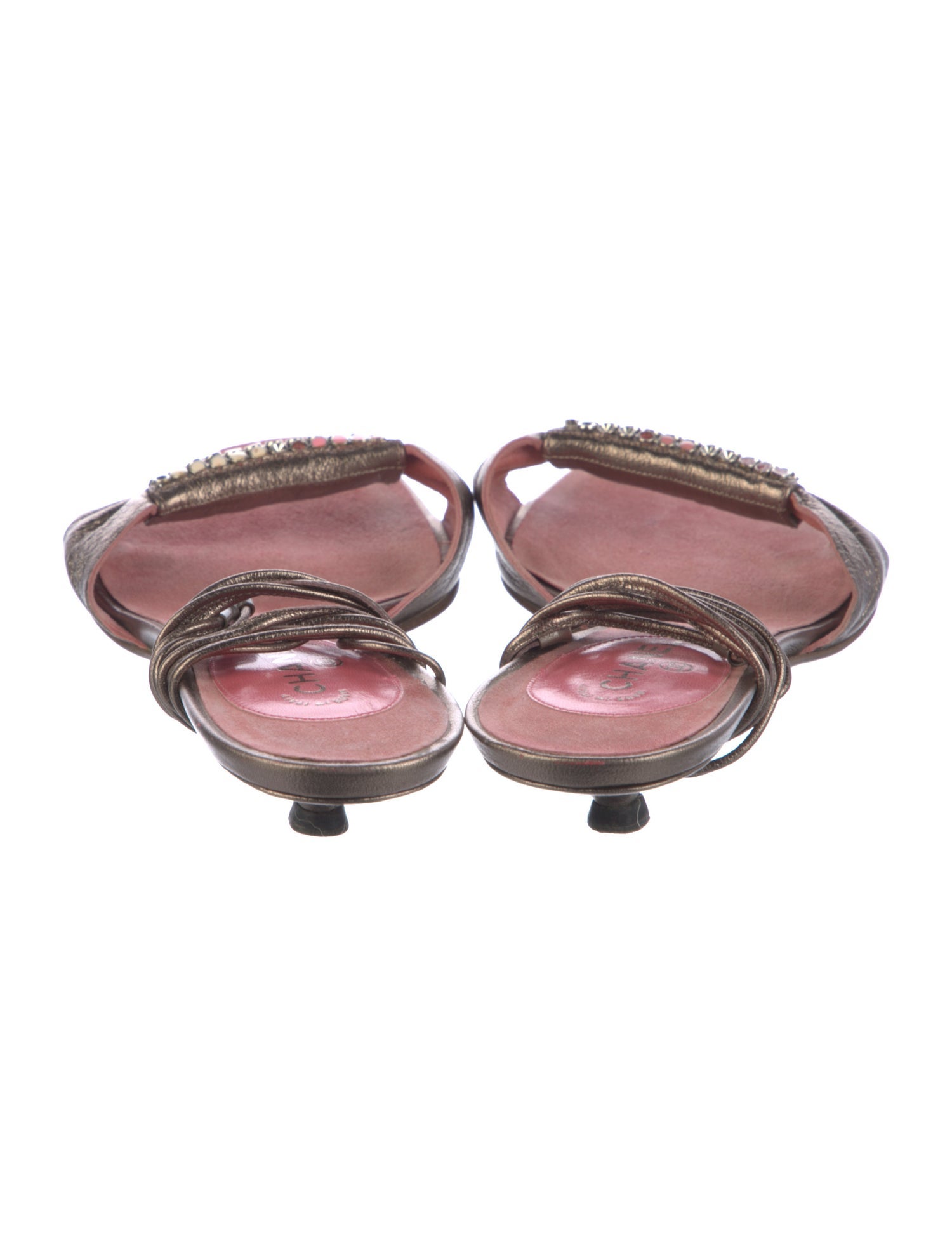 Chanel Vintage Suede Gladiator Sandals